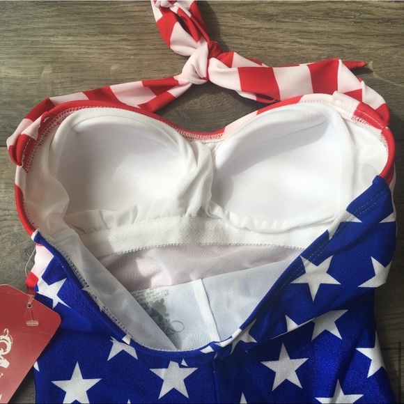 Fables by Barrie - Gloria Stars and Stripes Swimsuit - Picture 3 of 8